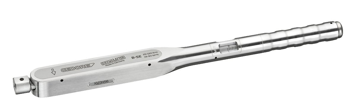 7480 SE - 7482 SE Torque wrench DREMOMETER SE A+S with value locking and safety device (A+S), pre-set