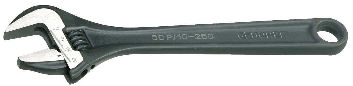 60 P Adjustable spanner open end, phosphated