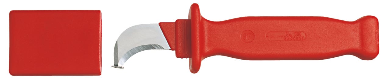 VDE 4527 K VDE Cable knife with hooked blade