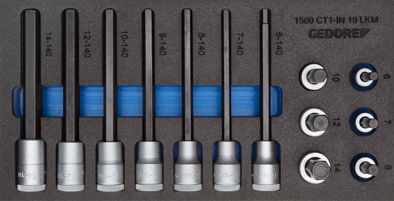 1500 CT1-IN 19 LKM Set of screwdriver bits 1/2