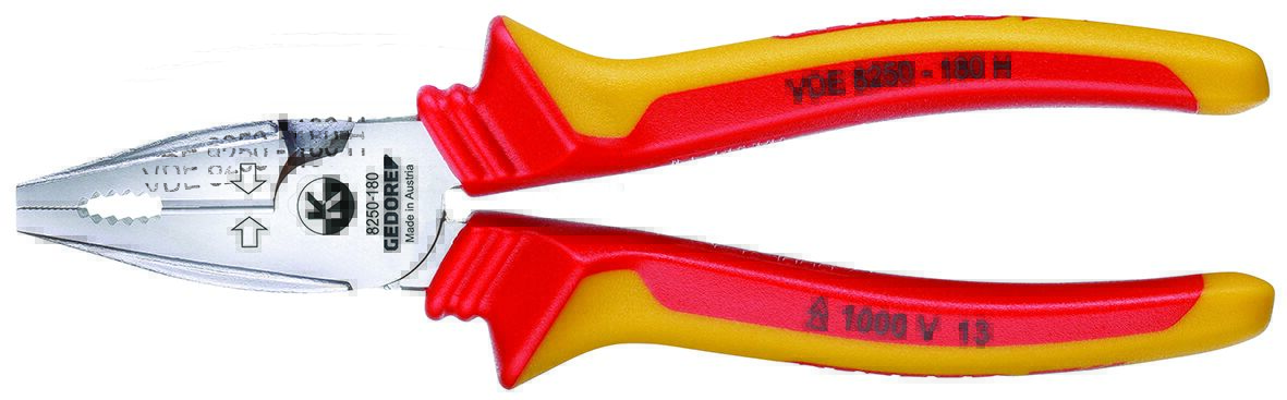 VDE 8250 H VDE power combination pliers with sheath insulation