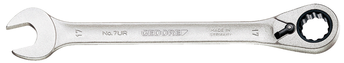7 UR Combination ratchet spanner, reversible