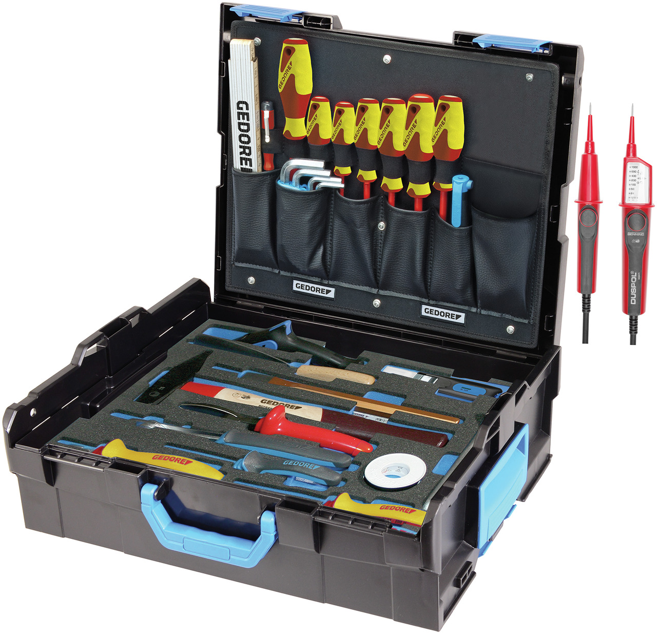1100-02 GEDORE L-BOXX® 136 mit Sortiment Elektriker 36-teilig