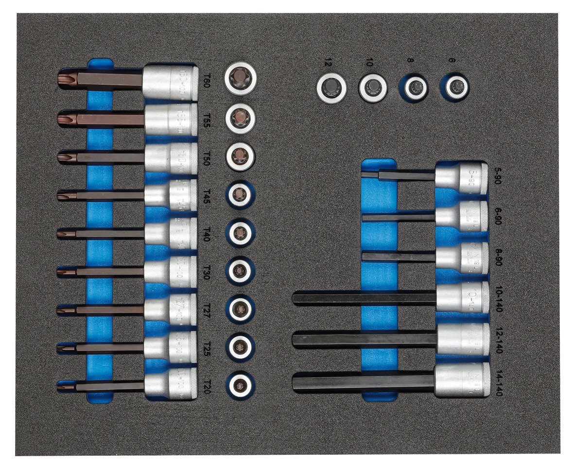TS CT2-ITX19 Set of screwdriver inserts 1/2