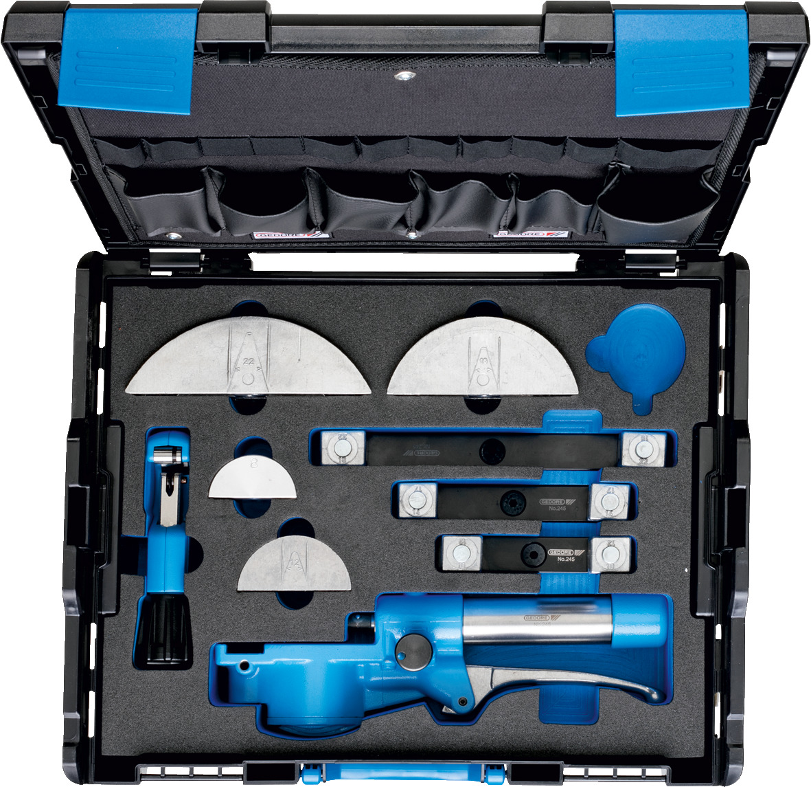 1100-2456 Hand pipe bender set hydraulic, in L-BOXX® 136