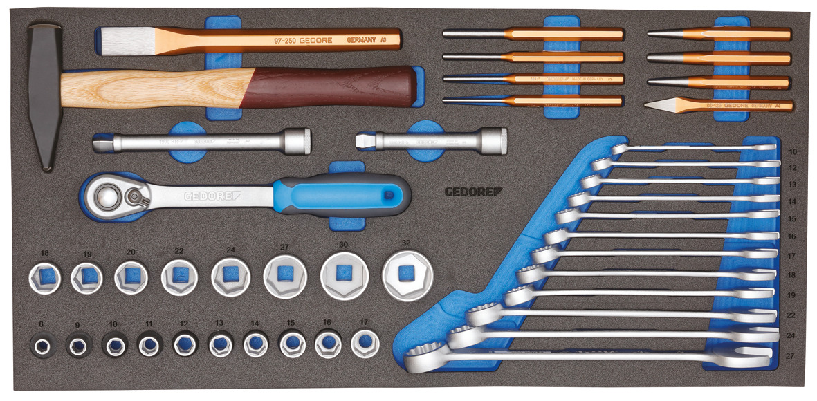 1110 CTB3-01 Tool assortment in CT module for B3 43 pcs