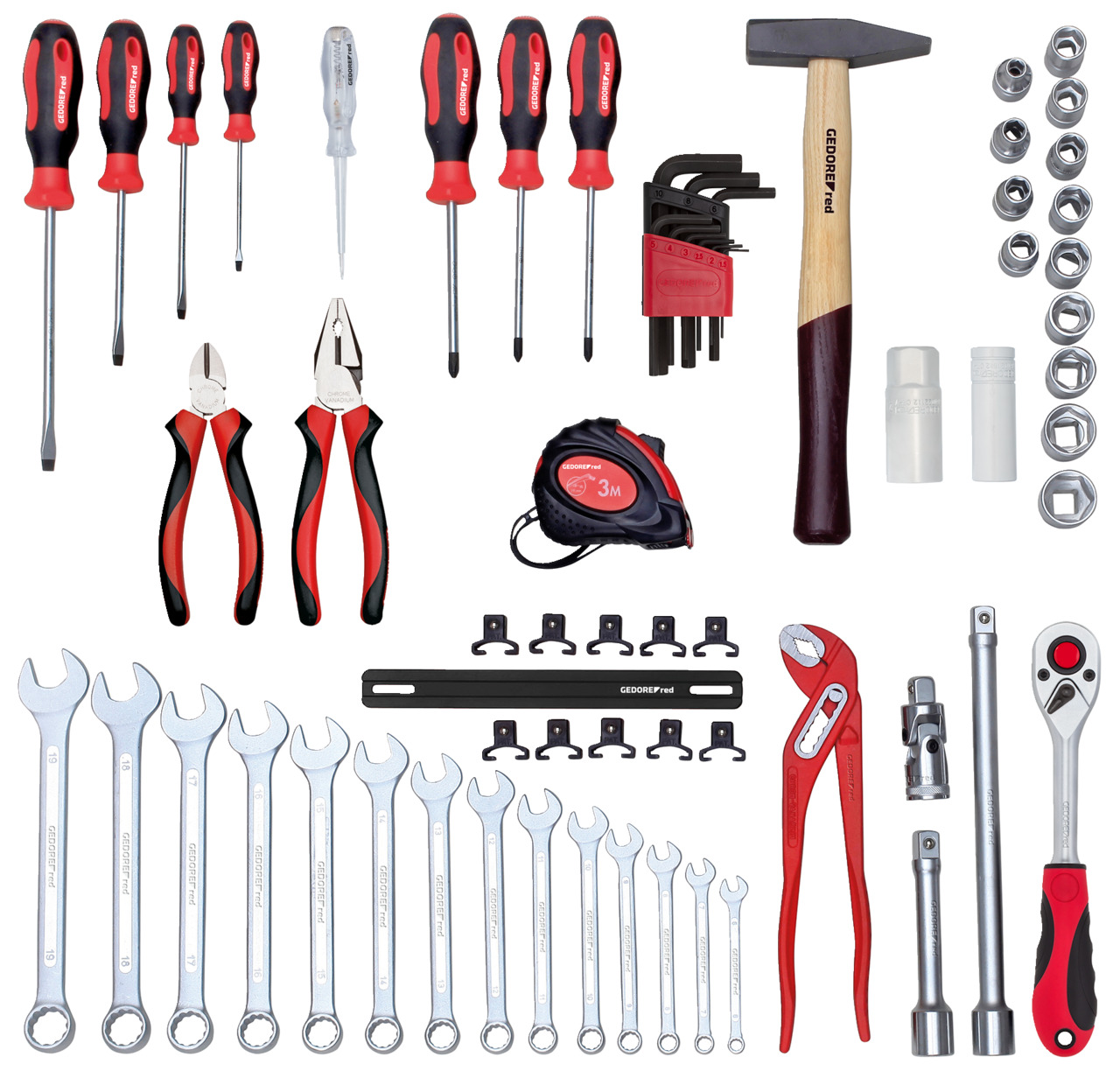 R21650057 Universal set SCHRAUBER in tool case 57 pieces