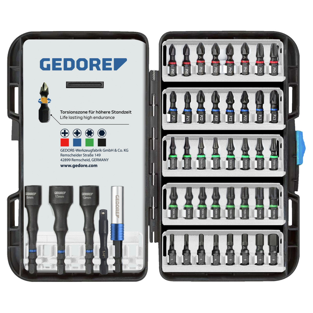 666-045 Torsion Bit Set 45-pieces