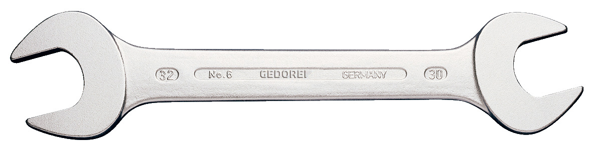 6 (MM) Double open ended spanner