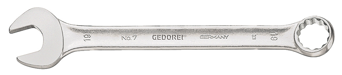 7 (MM) Combination spanner with same size each end