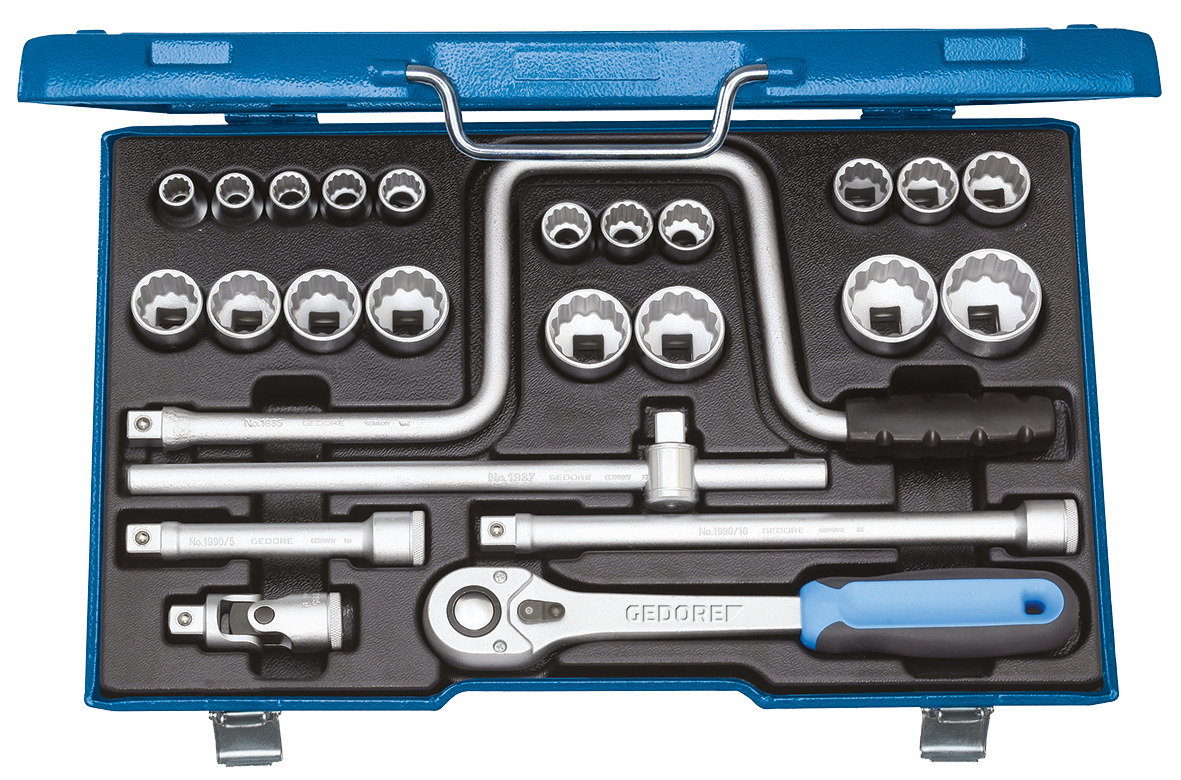 19 TMU / D 19 TMU socket wrench set 1/2