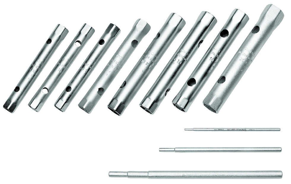 KD 26 R Double ended socket wrench set with tommy bars