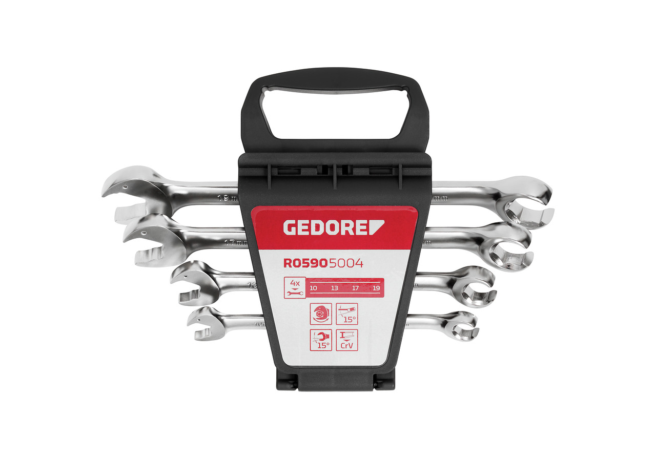 R05905004 Ring ratchet open-end wrench set