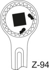 2093 Z Ratchet handle 1/4