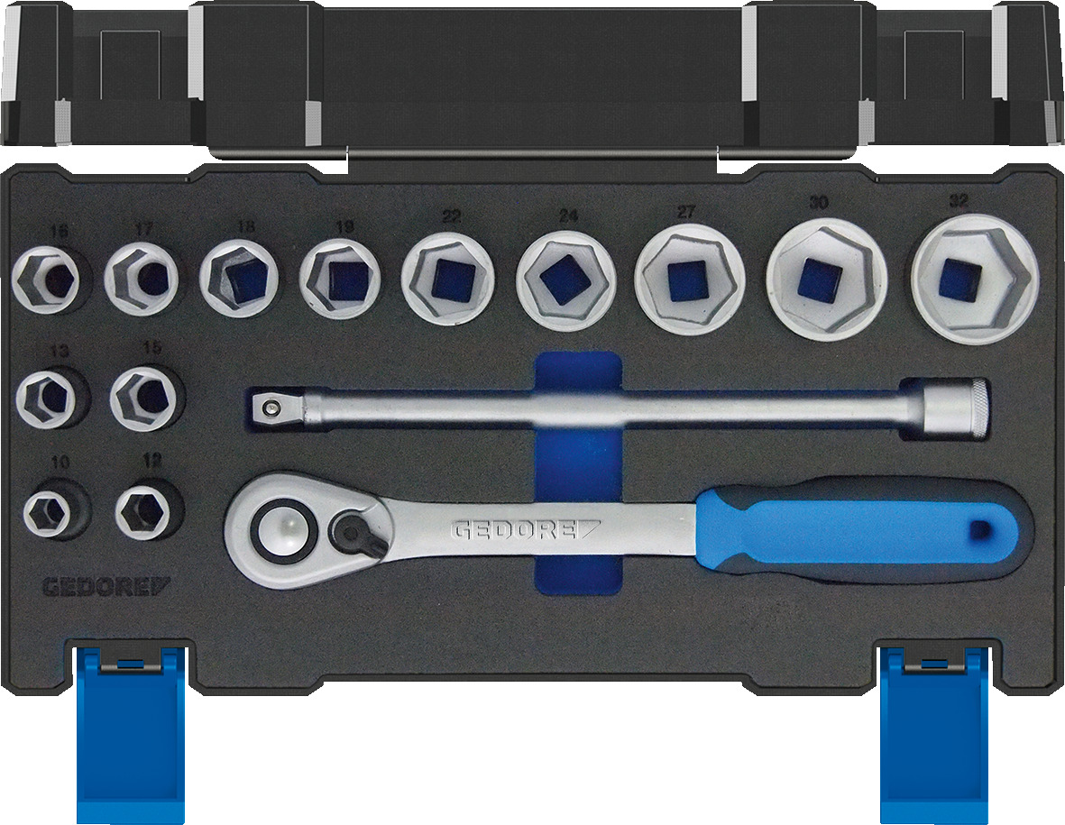 19 DMU-20 socket wrench set 1/2