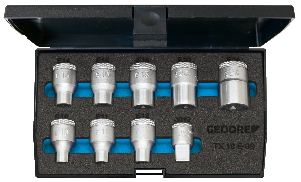 TX 19 E-09 Socket wrench set 1/2