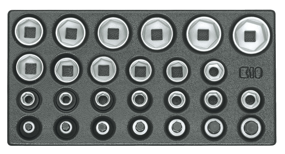 1500 ES-19 Set of socket wrench inserts 1/2