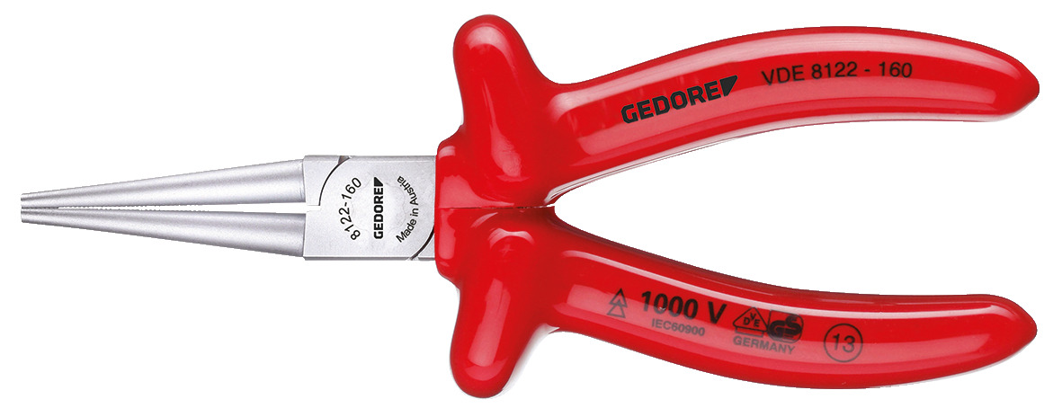 VDE 8122 VDE-Rundzange mit Tauchisolierung