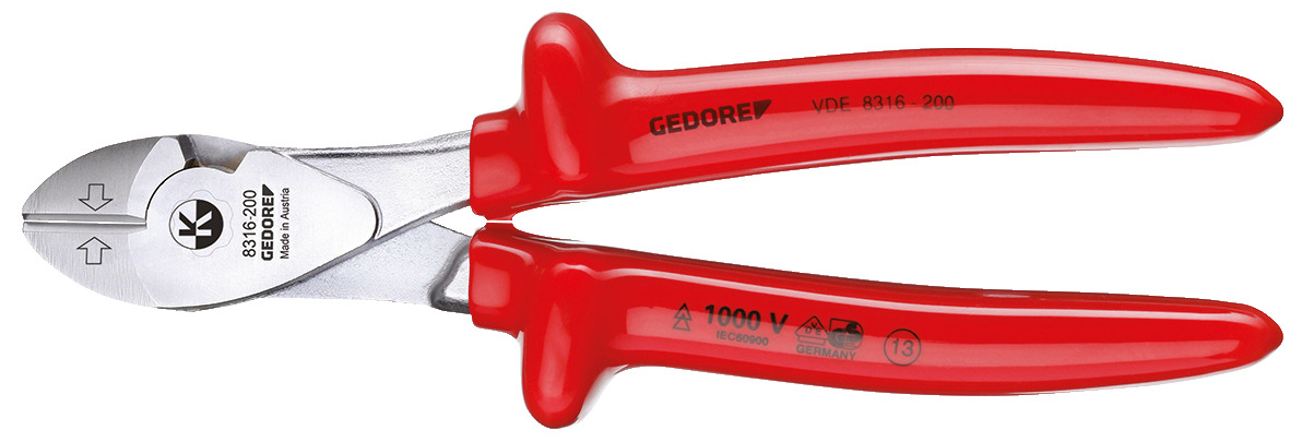 VDE 8316 VDE Power side cutters with immersion insulation